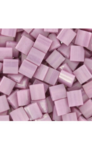 Miyuki tila 5x5mm beads - Opaque antique rose luster TL-599